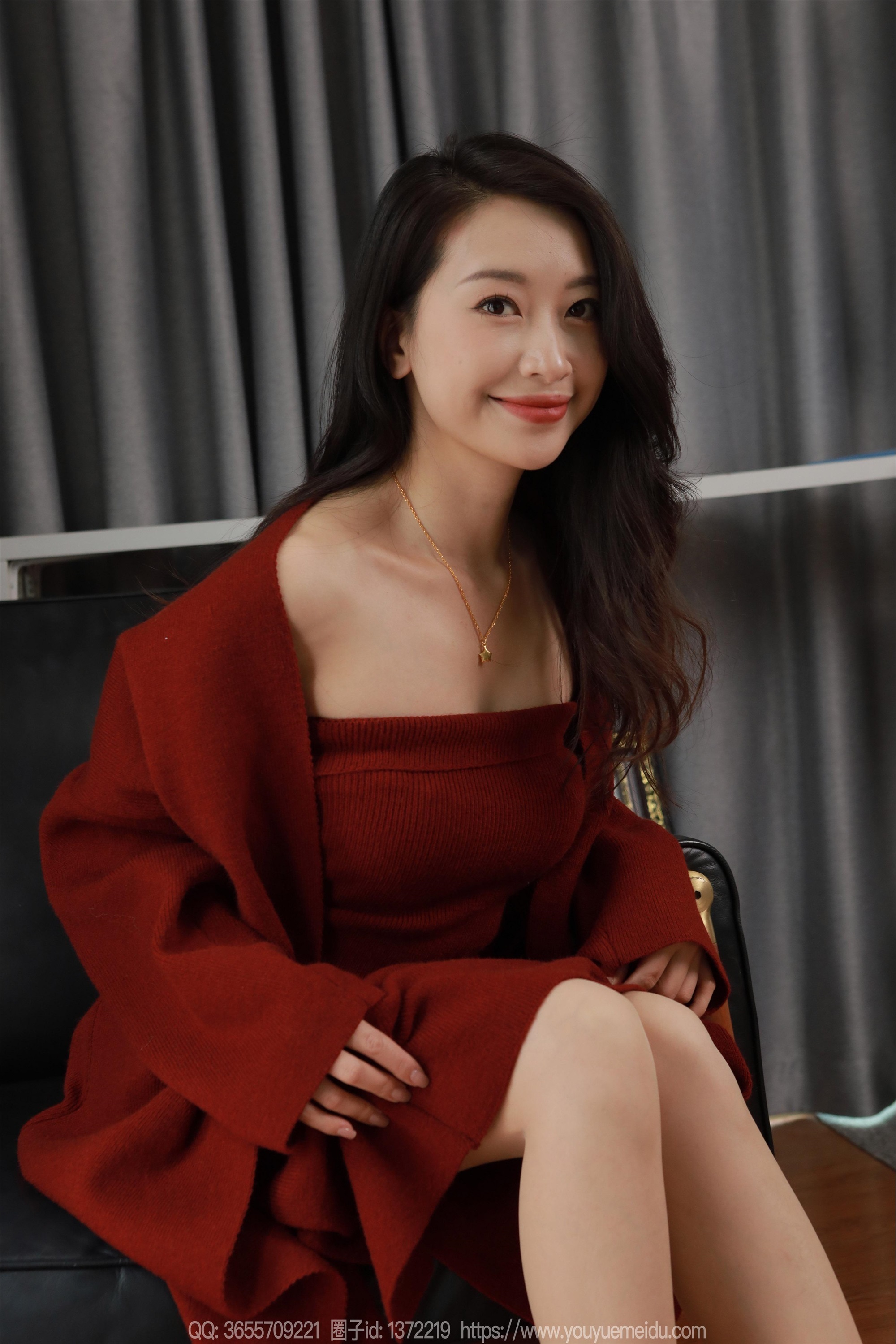 IESS异思趣向  2025.01.31 丝享家 1965 小婕《红色针织裙（下）》